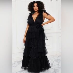 Nya Tulle Maxi Dress